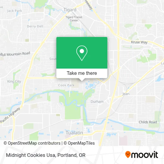 Midnight Cookies Usa map