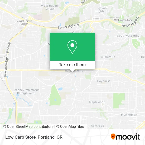 Low Carb Store map