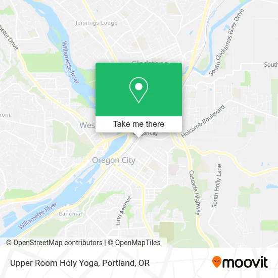Upper Room Holy Yoga map