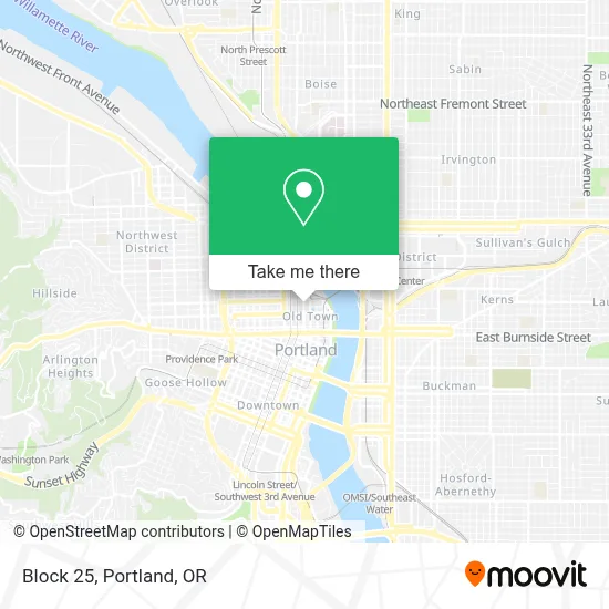 Block 25 map