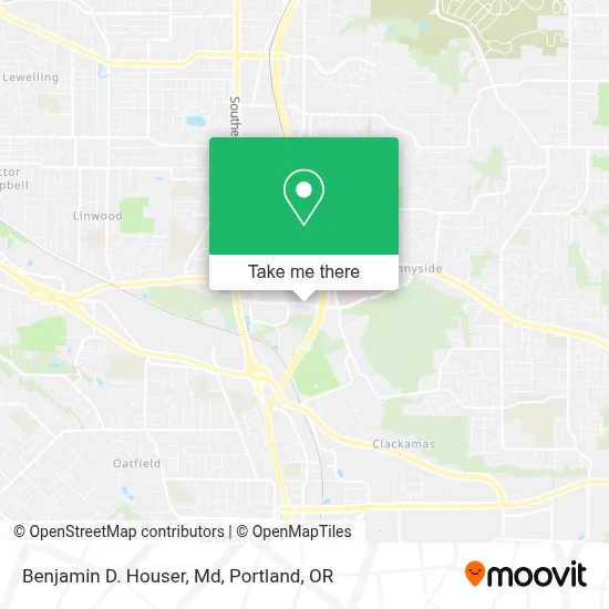 Benjamin D. Houser, Md map