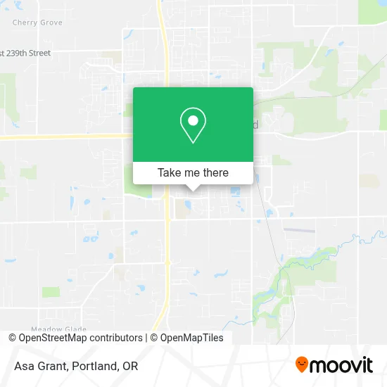Asa Grant map