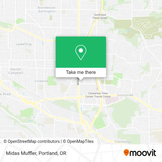 Midas Muffler map