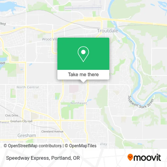 Speedway Express map