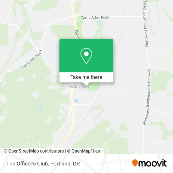 The Officer's Club map