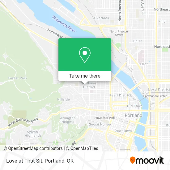 Love at First Sit map