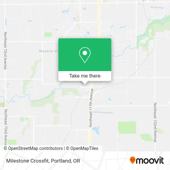 Milestone Crossfit map