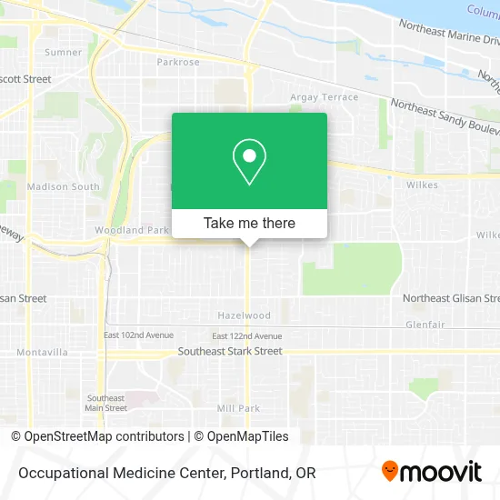Occupational Medicine Center map