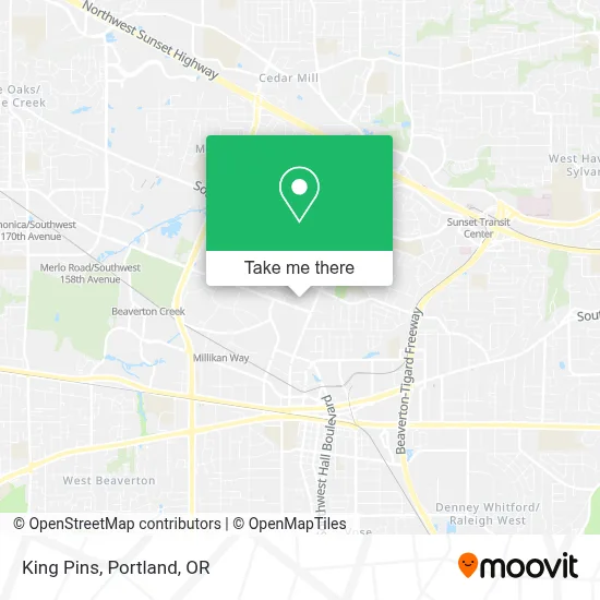 King Pins map