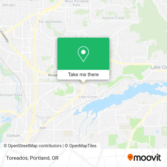 Toreados map