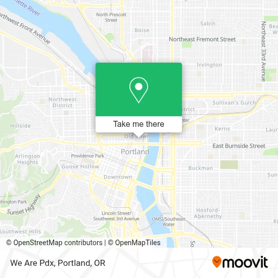 We Are Pdx map