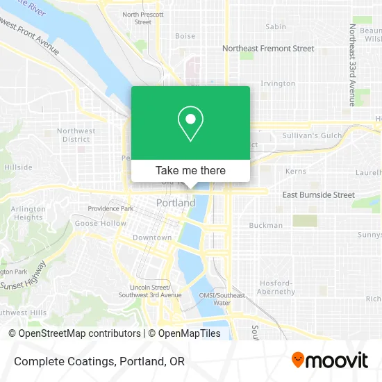 Complete Coatings map