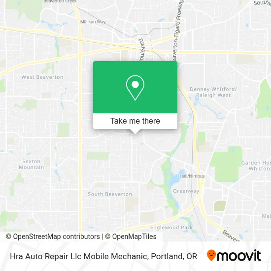 Hra Auto Repair Llc Mobile Mechanic map