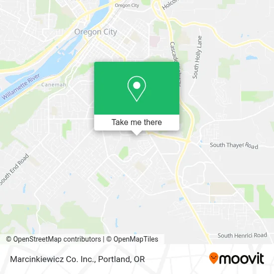 Marcinkiewicz Co. Inc. map