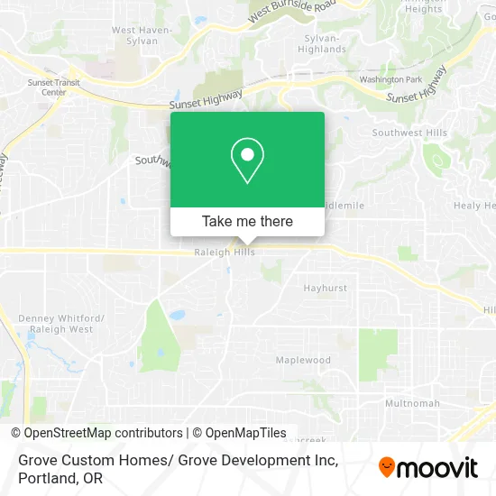 Grove Custom Homes/ Grove Development Inc map