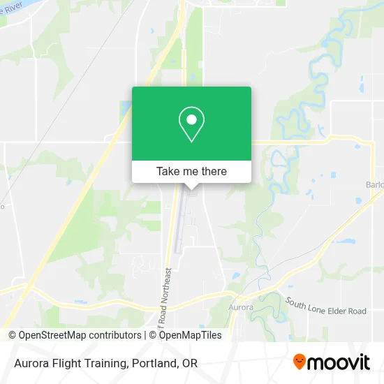 Aurora Flight Training map