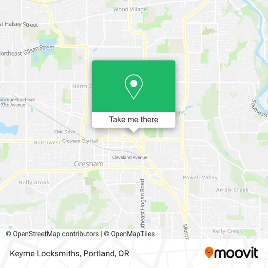 Keyme Locksmiths map