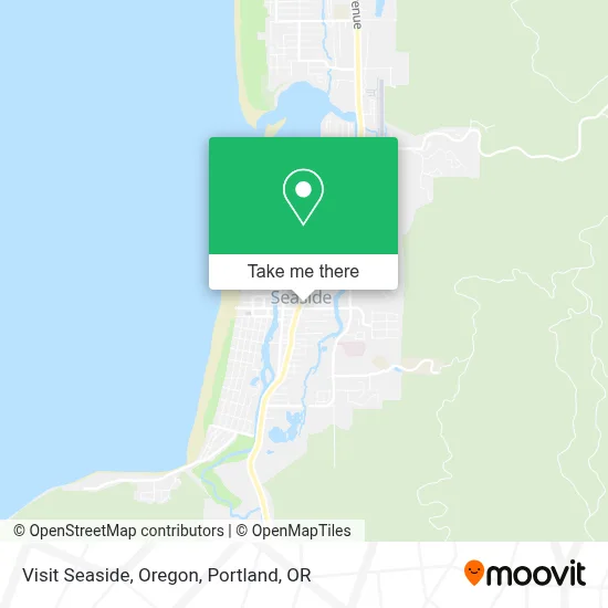 Visit Seaside, Oregon map