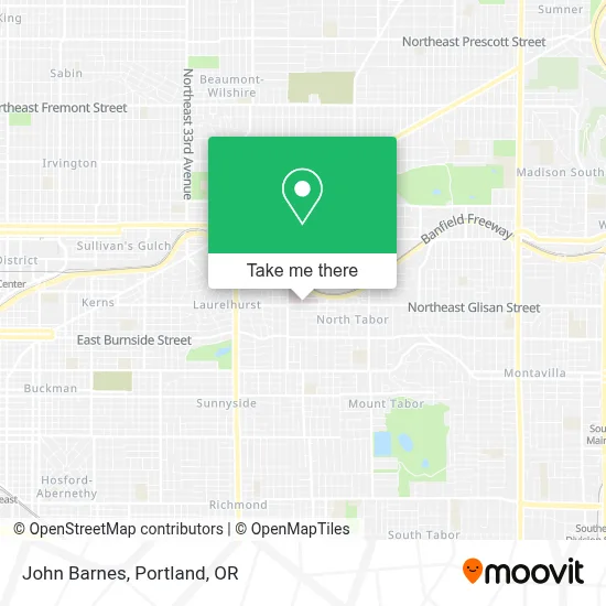John Barnes map