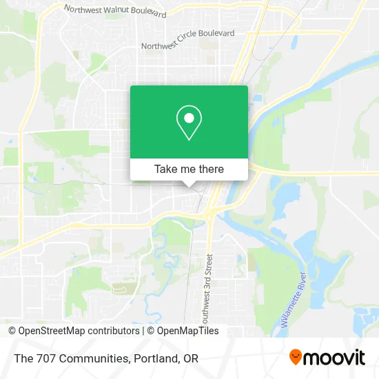 The 707 Communities map