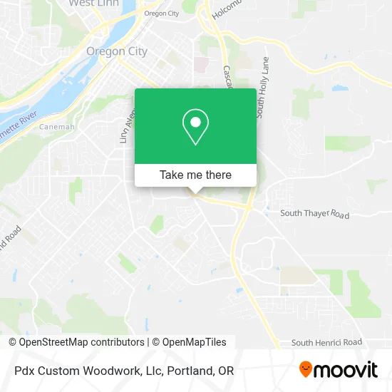 Pdx Custom Woodwork, Llc map