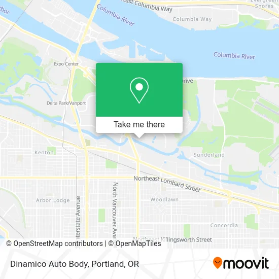 Dinamico Auto Body map