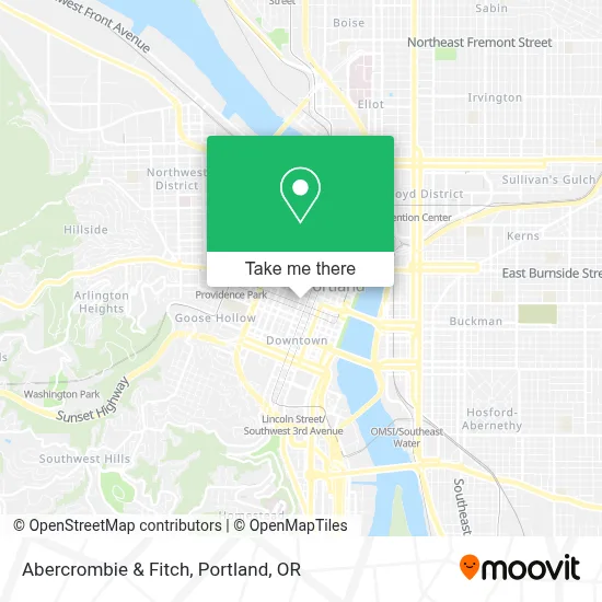 Abercrombie & Fitch map