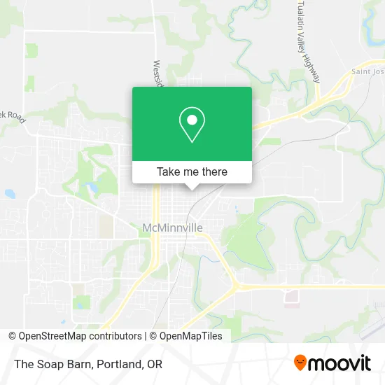 The Soap Barn map