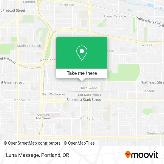 Luna Massage map