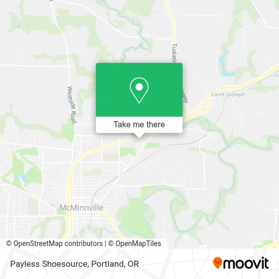 Payless Shoesource map