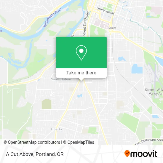 A Cut Above map
