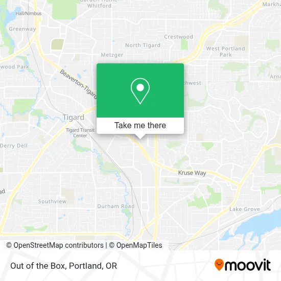 Out of the Box map