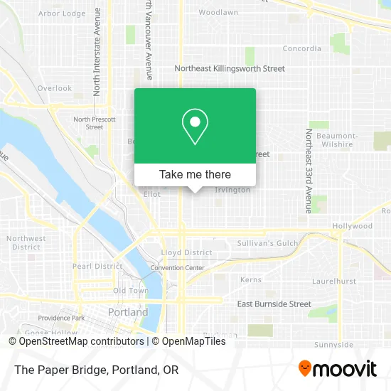 The Paper Bridge map