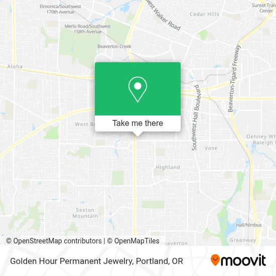 Golden Hour Permanent Jewelry map