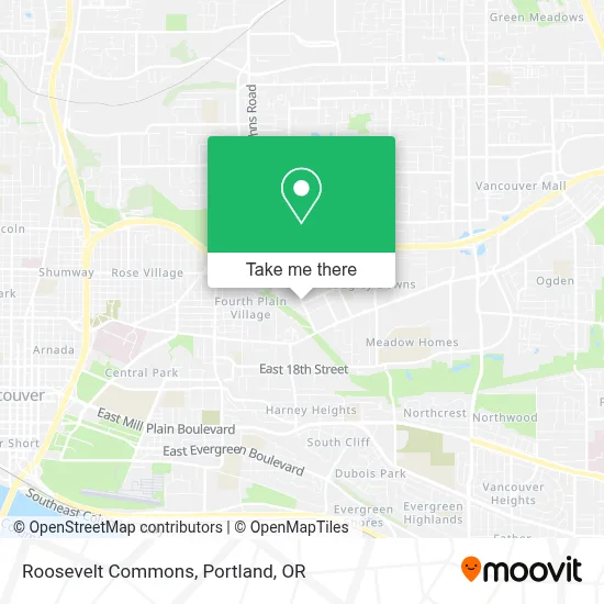 Roosevelt Commons map