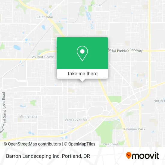 Barron Landscaping Inc map