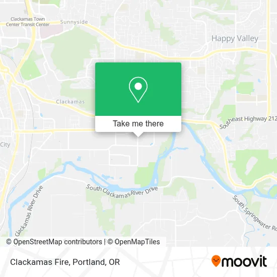 Clackamas Fire map