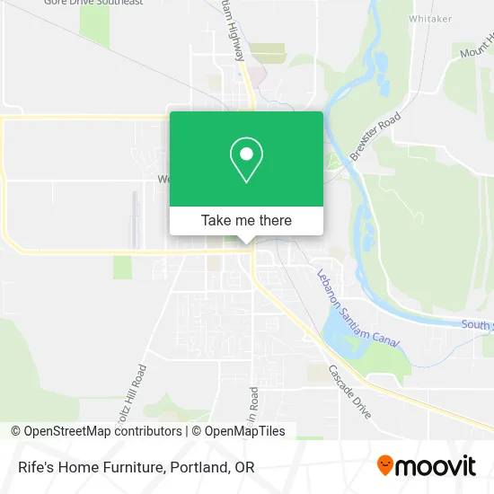 Rife's Home Furniture map