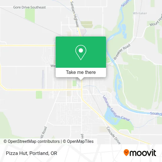 Pizza Hut map