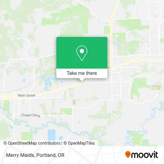 Merry Maids map