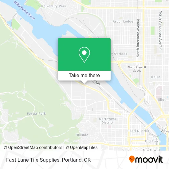 Fast Lane Tile Supplies map
