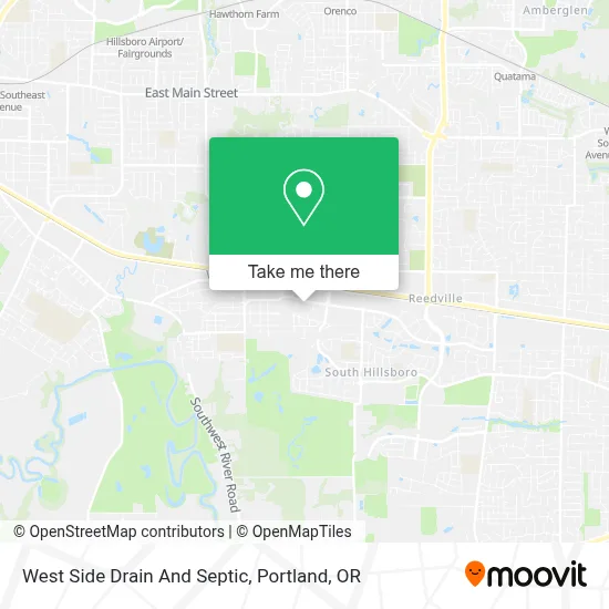 West Side Drain And Septic map