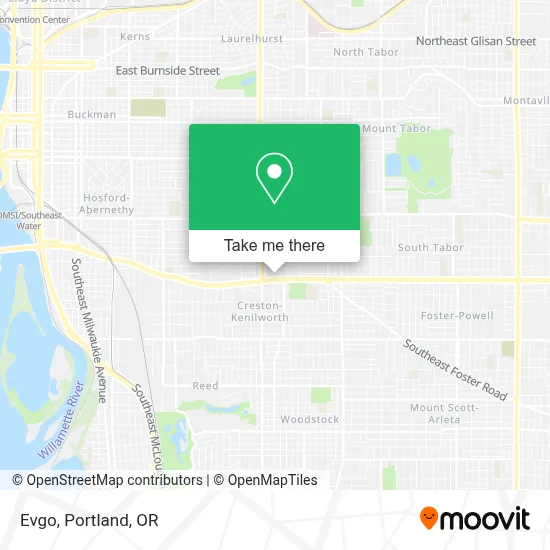 Evgo map
