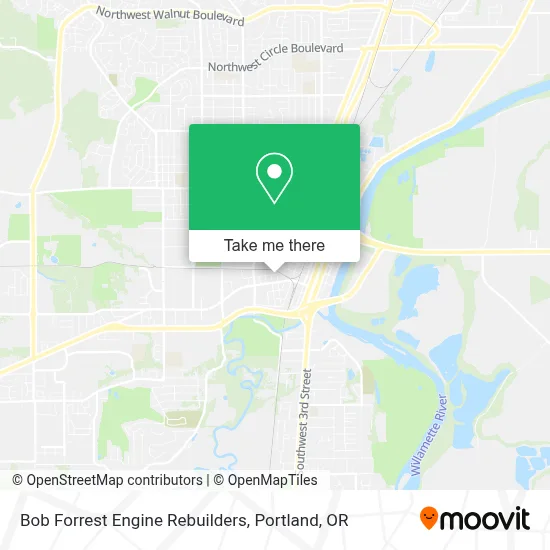 Bob Forrest Engine Rebuilders map