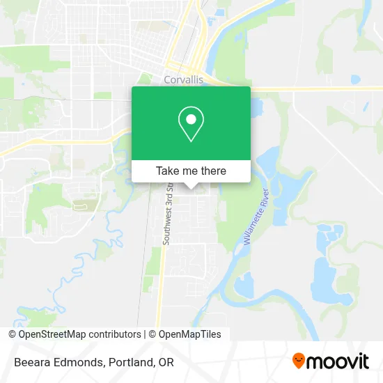 Beeara Edmonds map