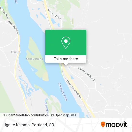 Ignite Kalama map