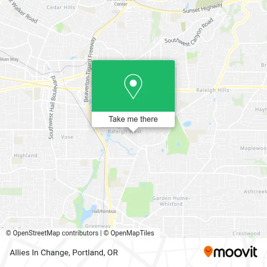 Allies In Change map