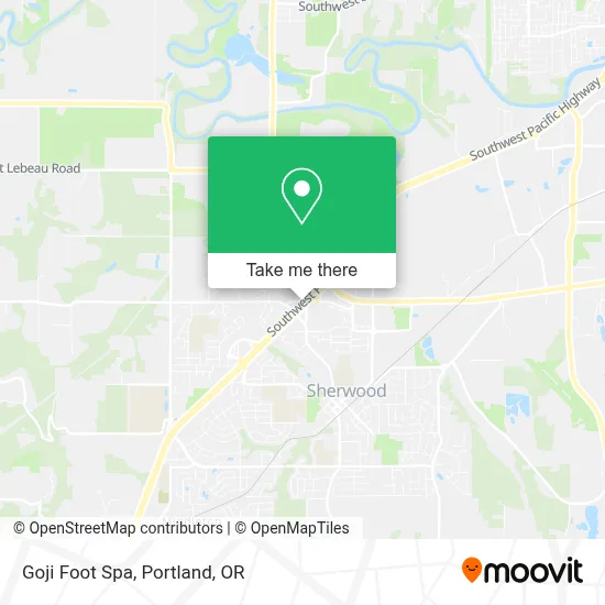 Goji Foot Spa map