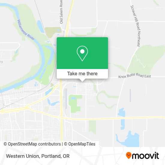 Western Union map