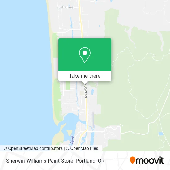 Sherwin-Williams Paint Store map